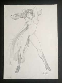 Leone Frollo - Studio originale "Lucifera" - Loose page | Catawiki