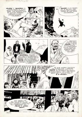 Attilio Micheluzzi | Gli ammutinati del Bounty p.46 | Tavole Originali