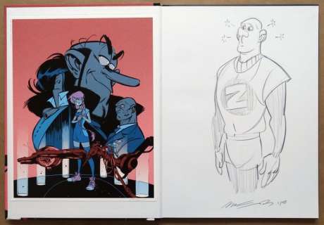 Munuera | Zorglub - La fille du Z + 2 ex-libris + dédicace - Cartonné - EO (2017) | Catawiki