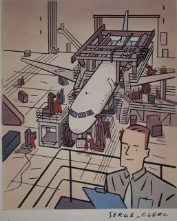 Clerc, Serge - Dessin original couleur Agence Alliance - (1992) | Catawiki