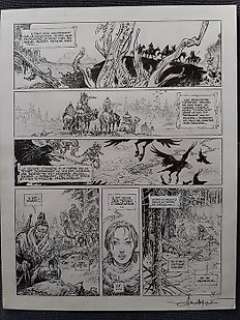 Mohamed Aouamri - Planche originale - Saga Valta