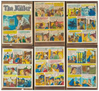 Reed Crandall | Crandall - "The Killer", CRIME SuspenStories #19 | Russ Cochran