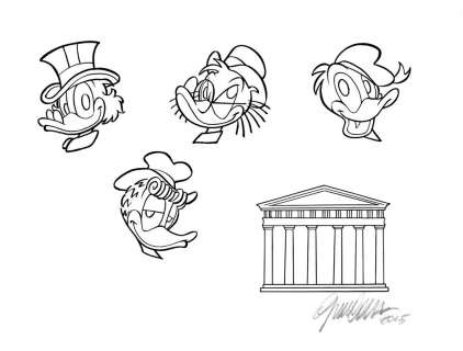 Giorgio Cavazzano Monete d’Autore di Paperopoli | Little Nemo