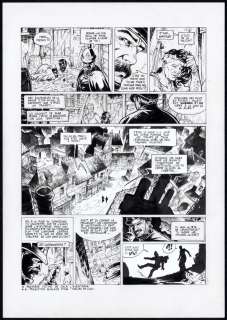 Jean Charles Poupard - Planche originale - Les liens du sang - Jack L‘éventreur