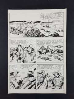 Giovanni Ticci | Tex n. 386 - Giovanni Ticci - Tav. Origin. "Tex: Il Supplizio" - Firmata - Page volante - Exemplaire unique - (1992) | Catawiki