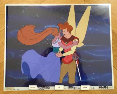Don Bluth | Sullivan Bluth - Multi Cels + Copy Background - Thumbelina - Exemplaire unique - (1994) | Catawiki