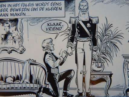 Ron Van Riet | Robert en Bertrand 88 - Originele pagina (p.5) - Het Congocontract - Page volante - (1990) | Catawiki