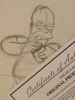 Matt Groening | The Simpsons - Homer Simpson - Exemplaire unique | Catawiki