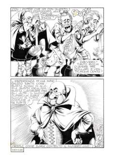 Paolo Piffarerio | Alan Ford n. 143 - Tavola Originale "Il nuovo Superciuk" - Page volante - (1981) | Catawiki