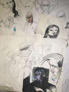 Yslaire | Yslaire - 9x Crayonné original - Sambre - (années 1990) | Catawiki