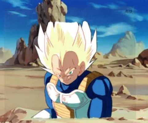 Toriyama Akira - Dragon Ball | celluloïd- Vegeta Super Saiyan – Dragon Ball Z – DBZ – 3788 | La Galerie de la Bande Dessinée