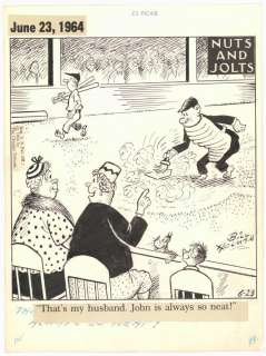 Bill Holman | Holman - Nuts And Jolts, 5/23/1964 Original Daily Strip NO RESERVE! | Russ Cochran