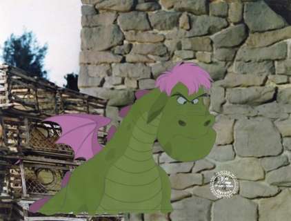 Walt Disney Studios | Pete’s Dragon - 1 Original production cel - Elliott - Exemplaire unique - (1977) | Catawiki