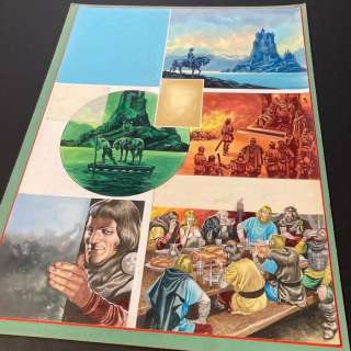 Embleton, Ron S. | Embleton, Ron S. - Original color page - The Magic Potion - (1972) | Catawiki