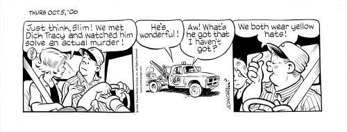 Jim Scancarelli | Scancarelli - Epilogue to Dick Tracy in Gasoline
 Alley, 10/5/2006 NO RESERVE! | Russ Cochran