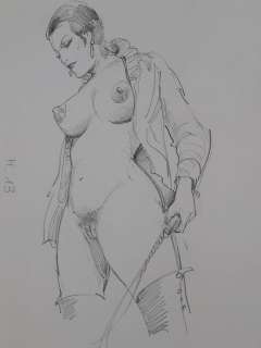 Leone Frollo | Leone Frollo - Maîtresse - Illustrazione Originale - Page volante | Catawiki