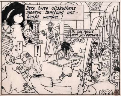 Laudy, Jacques | Hassan et Kaddour - Le voleur de Bagdad / De dief van Bagdad - Planche originale (planche 55) - Avec album de luxe - Cartonné - EO - (1948/2021) | Catawiki