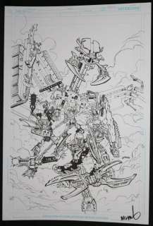 Pop Mhan - Bionicle Glatorian #4 Cover - Team - Signed