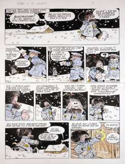 Dimitri | Dimitri - Planche originale couleur - Le Goulag T12 - Halte Ã  la viscère (planche 1) - (1992) | Catawiki