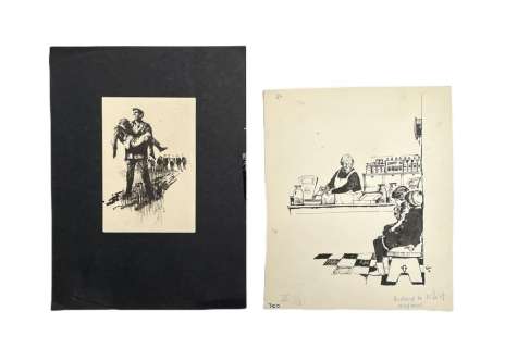 POORTVLIET, RIEN (1932-1995). TWO DRAWINGS | Zwiggelaar Auctions