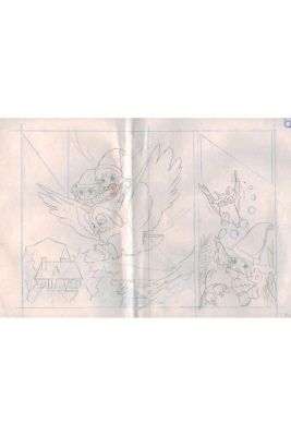 Lot 301 - After Osamu Kasai (born 1941) - Toei Animation - 1984 Tongari Boushi no Memole Preliminary sketches of the main… | Piasa