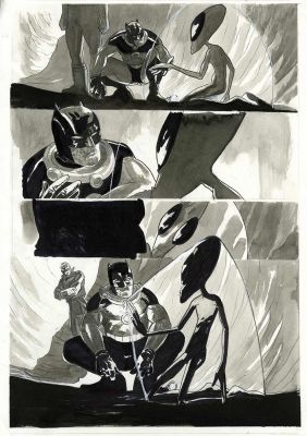 Batman: the Brave and the Bold #15 – “The invader – part III” – tav. 6 | Cart Gallery