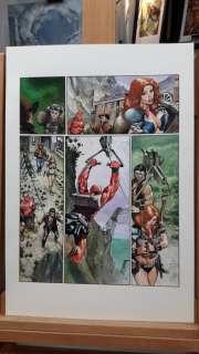 De Vos, Jorg / Molenaar, Romano | de Vos, Jorg / Molenaar, Romano - Originele pagina in kleur - Storm - Hommages - De poort naar Ellders - (2020) | Catawiki