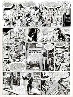 Mitton, Jean-Yves - Mitton, Jean-Yves - Originele pagina - Bloed en Stilte 5 (De Silence et de Sang) - De zeven pijlers - (1991)