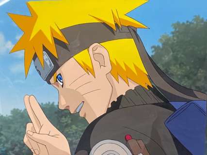 Studio Pierrot | Naruto - Animation cel of Naruto - with copy background | Catawiki