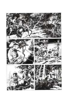 Lucio Filippucci | Tex n. 680 - Filippucci - Tavola Originale "La Pista dei Forrester" - Page volante - Exemplaire unique - (2017) | Catawiki