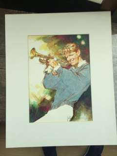 Gonzã¡Lez, José | GonzÃ¡lez, José - Original painting - Trompetista | Catawiki