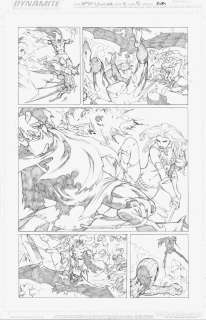 Dynamite - Original SpiderMan Red Sonja #4 página 5 por Mel Rubi