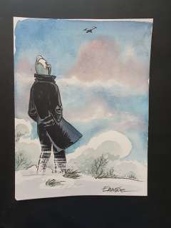 Maltaite, Eric | Maltaite, Eric - Dessin original couleur - Choc - (2021) | Catawiki