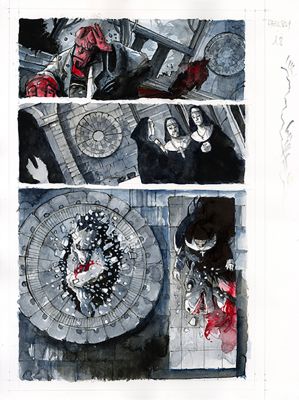 “Hellboy – the Monster of Nivola” – tav.18 | Cart Gallery