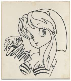 Takahashi Rumiko Hand drawing shikishi "Urusei Yatsura" | Mandarake (Big Web)
