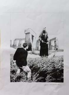 Corrado Roi | Dylan Dog n. 54 - C. Roi - Copertina originale x Granderistampa - Page volante - Exemplaire unique - (2015) | Catawiki