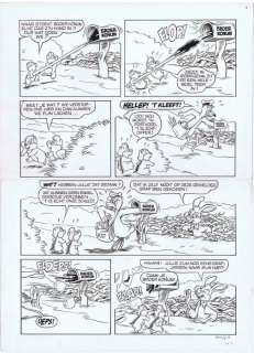Jack Bradbury | Jack Bradbury - Originele pagina in inkt - "Een Grap van Broer Konijn" (1961) | Catawiki