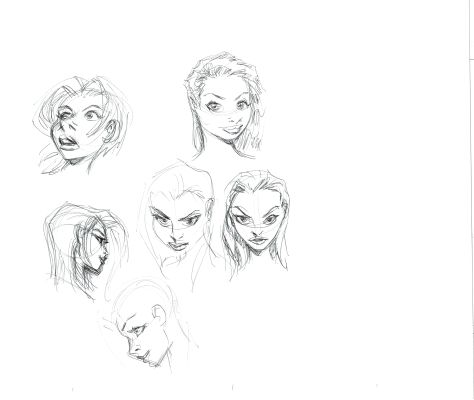 Dave Bullock Hand-Drawn Comic Illustration for Covers and Book DC M32 | Charles Scott Gallery