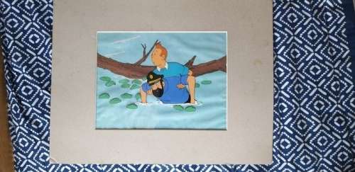 Hergé | Tintin - Celluloide Studio Ellipse - Tintin et les Picaros - (1991) | Catawiki