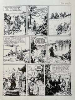 Franz | Franz - Originele pagina - Poupée d’Ivoire T.5 - Le Roi des singes - (1995) | Catawiki