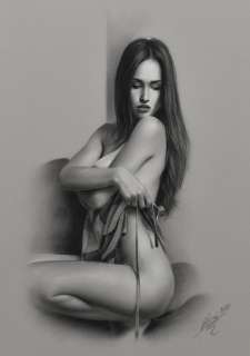 Denis Prenzel | Denis Prenzel - Original drawing - Pin-up - Aurelia- Size: 29,7 x 42 cm. | Catawiki