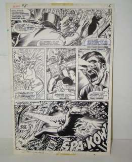 2344: DAVE COCKRUM ORIG X-MEN COMIC PAGE SIGNED | Weiss Auctions