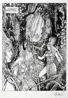 Aouamri | Saga Valta, planche n°46 Ã  l’encre de Chine … | Millon