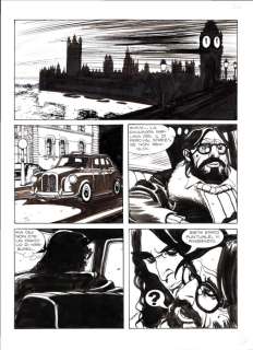 Nicola Mari | Dylan Dog n. 180 - 2x N.Mari - Tavola Originale "Notti di caccia" - Page volante - Exemplaire unique - (2001) | Catawiki