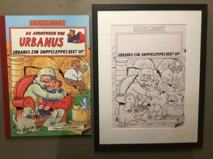 Willy Linthout - 1 Album + Originele Pagina | Urbanus - Originele cover + Luxe album - Urbanus zijn snippelepipke rekt uit - Cartonné - EO - (1994) | Catawiki