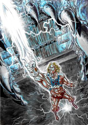He-Man Incredible Original ART by Jonatas | Raremarq