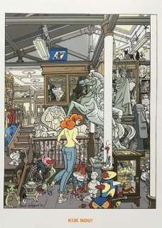 Kuijpers, Henk | Franka - Originele tekening Veilingprent 2021 "KIJK NOU !" - (2021) | Catawiki