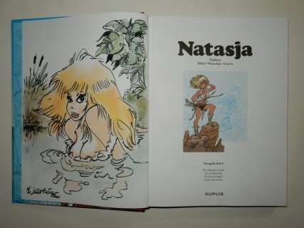 Walthéry, François | Walthéry - Natasja Integrale deel 4 - Met originele kleurentekening + ex-libris - Cartonné - EO - (2020) | Catawiki