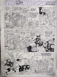 Schreurs, Eric | Schreurs, Eric - Originele pagina - Joop Klepzeiker - Een dubbele prik voor het beest - (1998) | Catawiki