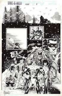 UNCANNY X-MEN Issue #355 Splash Page | ComicConnect